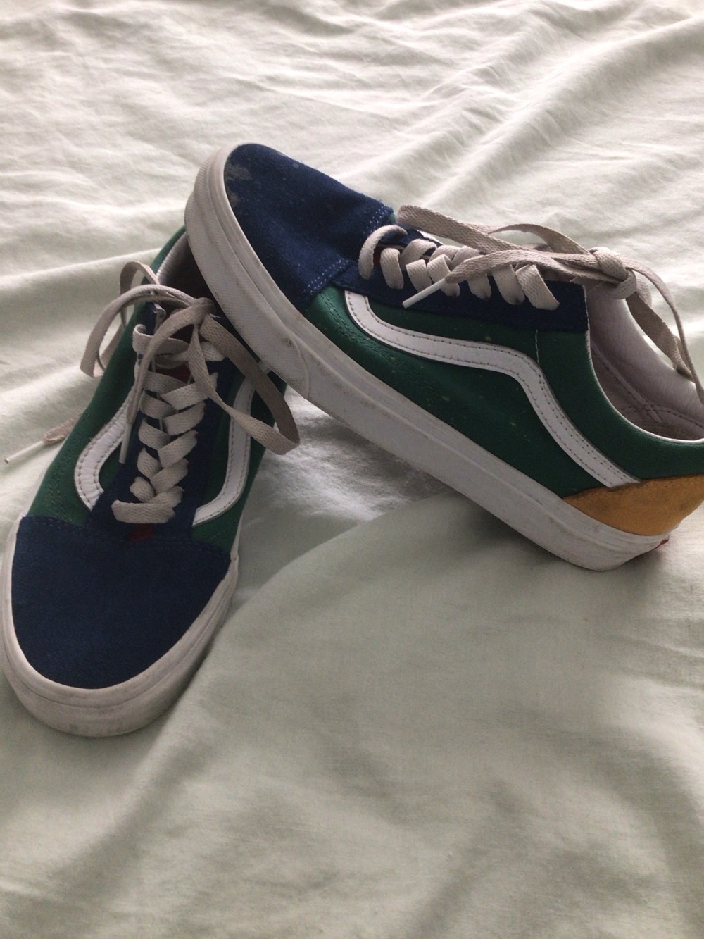 Vans Old Skool Blue/Green/Yellow Unisex